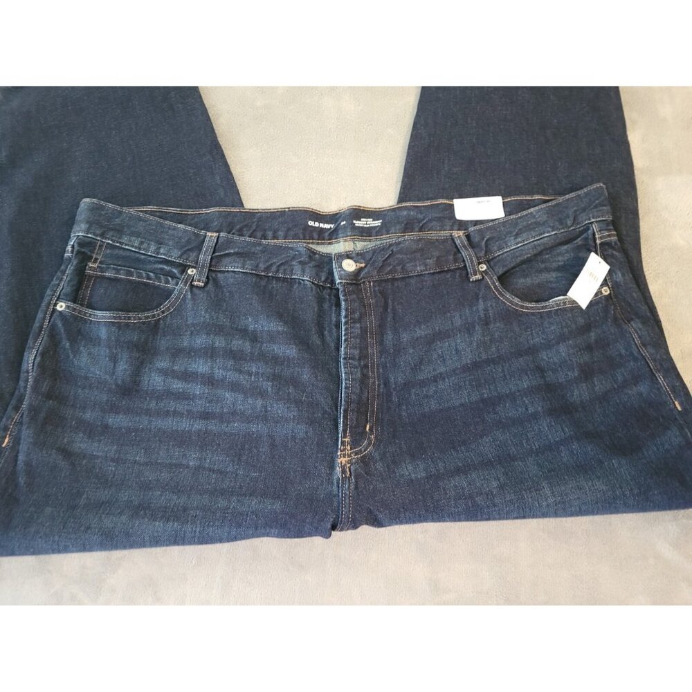Old Navy Women's 24 Plus Size Slouchy Jeans Dark Wash High Rise Cropped SL31E